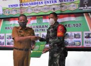 Pemkab Takalar Terima Hasil Proyek Pembangunan TMMD ke-107