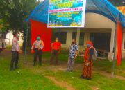 Personel Polsek Polsel Bersama Pemerintah Kecamatan Dirikan Posko Gugus Terpadu Lawan Covid-19