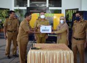 Maksimalkan Pelayanan Kesehatan di Pulau, Pemkab Takalar Serahkan Bantuan Genset