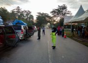 Bersama Camat, Danramil Wotu dan Kapolsek Burau Pantau Posko Covid-19 di Batas Lutim-Lutra