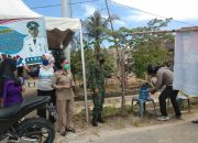 Babinsa Koramil Wotu Sosialisasi Pencegahan Corona di Posko Covid-19 Desa Mabonta Lutim