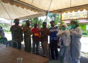 Jaga Posko Covid-19 Perbatasan Menjadi Giat Pemantauan Personil Koramil Wotu