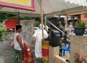 Cegah Corona, Babinsa Koramil Mangkutana Jaga Posko Covid-19 Perbatasan Luwu Timur