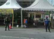 Upaya Cegah Corona, Babinsa Koramil 13/Wotu Pantau Posko Siaga Covid-19 Batas
