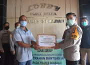 Polres Sekadau Terima Bantuan APD dari Gunas Group dan Yayasan Sumadi