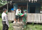 Cara Koramil Sui Ambawang Tuntaskan Bantuan Beras ke Masyarakat