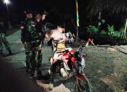 Satgas Raider 300 Gelar Pemeriksaan Kendaraan Malam Hari