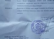 Diduga Labrak Aturan, Plt Kades Topejawa Berhentikan 2 Kadus