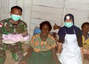 Prajurit Kostrad Bantu Proses Persalinan Mama Papua di Merauke