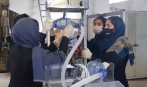Tim Robotika Afghanistan membangun ventilator COVID-19 dari suku cadang mobil Corolla
