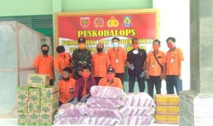 Gugus Tugas Covid 19 terima rombongan PT. Pos Indonesia di Poskodalops