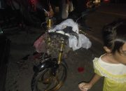 Diduga Belok Tiba-tiba, Motor Sport Minerva Seruduk Mobil Panter di Balang Beru