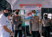 Bupati jeneponto terima kunjungan Kapolda Sulsel di posko perbatasan