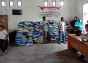 Hadapi Covid -19, Sebanyak 37 Ton 140 kg Beras 2 Jempol Disalurkan Pemda Halteng