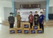 Tim GTPP Luwu Timur Terima Bantuan APD dari Bank Mandiri Sorowako