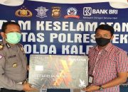 Sat Lantas Polres Sekadau Bersama BRI Salurkan Bantuan Program Keselamatan 2020