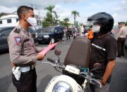 Petugas Perketat Pemeriksaan Bagi Pengendara yang akan Masuk ke Gowa