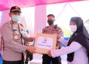 Cek Kesiapan Pos Check Point Operasi Aman Nusa II Takalar, Kapolda Sulsel Serahkan Bingkisan