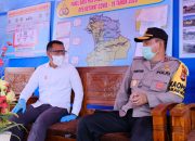 Bupati Takalar Sambut Kapolda Sulsel Dalam Pemantauan dan Pengecekan Posko