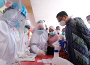 Gubernur Sulsel Tinjau Lokasi Rapid Test Massal di Pasar Sentral