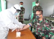 Yakinkan Tidak Terpapar Covid-19, Kodam Rapid Test Personel Rindam XII/Tpr