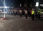 Kapolsek Polut Pimpin Gelar Apel Pengecekan Pengamanan Malam Hari Raya Idul Fitri 1441 H