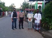 Bhabinkamtibmas Polsek Mapsu Laksanakan Pengamanan Sholat Idul Fitri di Desa Binaan