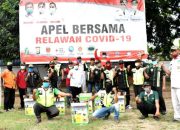 Putus Mata Rantai Covid 19 di Takalar, Pemkab Gelar Apel bersama Tim Relawan Covid 19