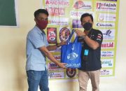 Peduli Jurnalis BRI Cabang soppeng bagikan paket sembako ke IWO