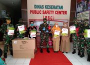 Bentuk Kepedulian, Kodim 1426/Takalar Serahkan Bantua APD ke Gugus Tugas Covid-19 Takalar