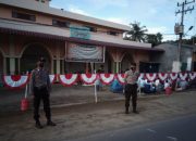 Jamin Rasa Aman, Personil Polsek Marbo Laksanakan Pengamanan Sholat Idul Fitri 1441 H