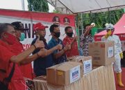 Telkom Makassar Salurkan Bantuan ke Posko Relawan PMI Takalar