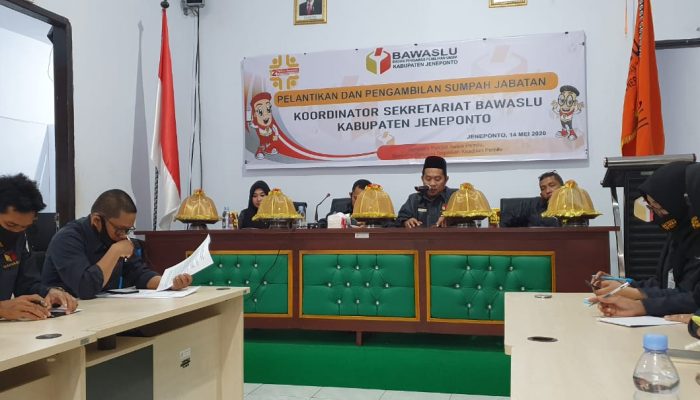 Setelah Libur Hari Raya, Bawaslu Jeneponto Laksanakan Evaluasi Kinerja