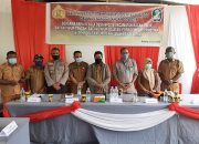 Polsek Bacan Timur Gelar Rakor dan Evaluasi Penyaluran BLT Penanggulangan Covid -19