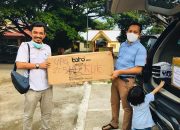 Peduli Keselamatan Tenaga medis, PDUI Cabang Sulsel Serahkan 50 Lembar Hazmat ke PDUI Komisariat Jeneponto