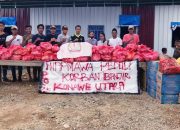 Peduli Korban Banjir Konut, HIPPMAWA Bantu Masyarakat Huntara