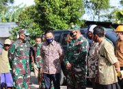 Didampingi Bupati Bantaeng Kasdam XIV Hasanuddin Tinjau Lokasi TMMD 108