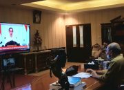 Bupati Jeneponto Rapat Kordinasi virtual dengan Presiden Jokowidodo