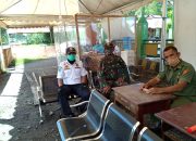 Koramil 1403-13 Wotu Terus Pantau Warga di Perbatasan Lutim-Lutra agar Terapkan Protokol Kesehatan