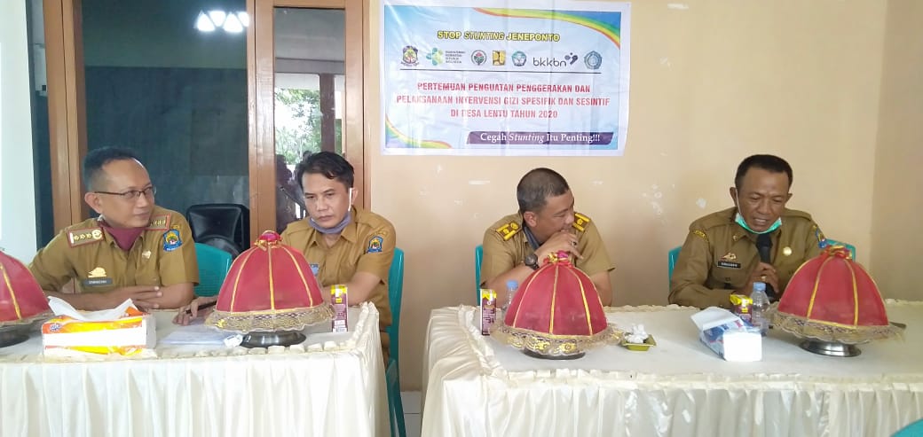 Cegah Stunting, Dinkes Jeneponto Gelar Pertemuan Konvergensi Lintas Sektor