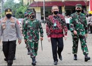 Kasdam XII/Tpr Hadiri Gerakan Bhakti Sosial Bhayangkari Peduli Covid-19