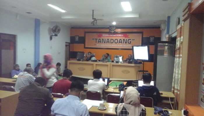 KPU Kep Selayar Evaluasi Tahapan Verifikasi Faktual