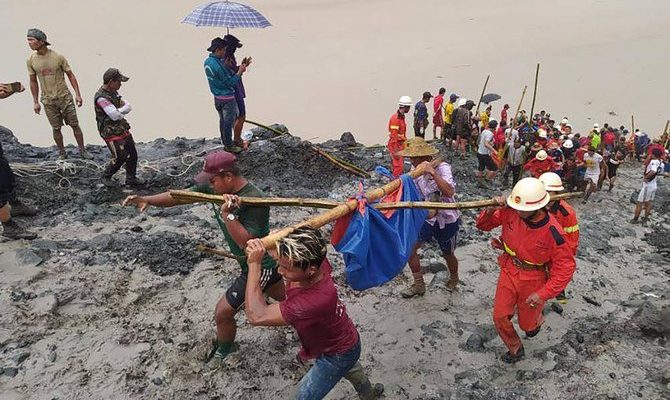 Lebih banyak mayat ditemukan di lokasi tambang longsor Myanmar