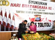 Puncak Hari Bhayangkara ke-74, Polres Tolitoli Gelar Syukuran