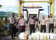 Polsubsektor Pelabuhan Dede Polres Tolitoli Gagalkan Pengiriman Ratusan Liter Miras Cap Tikus ke Tarakan