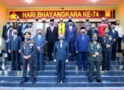 Pangdam XII/Tpr Bersama Forkopimda Ikuti Peringatan HUT Ke-74 Bhayangkara