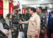 Kasad Dampingi Menhan RI Kunjungan Kerja ke Akademi Militer