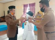 Sekda Kabupaten Tolitoli Mewakili Bupati Lantik Penjabat Kades Pangi.