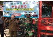 Cegah Covid-19, Tiga Pilar Balla Ewako Kelurahan Mangadu Bersinergi Melayani Masyarakat