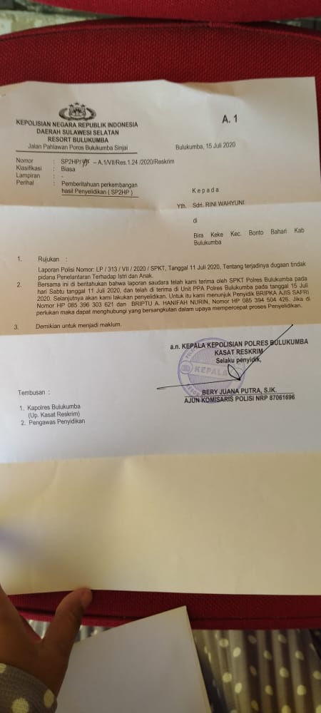 Telantarkan Istri dan Anaknya demi wanita lain, Pelaut di Bulukumba Dilaporkan Istrinya